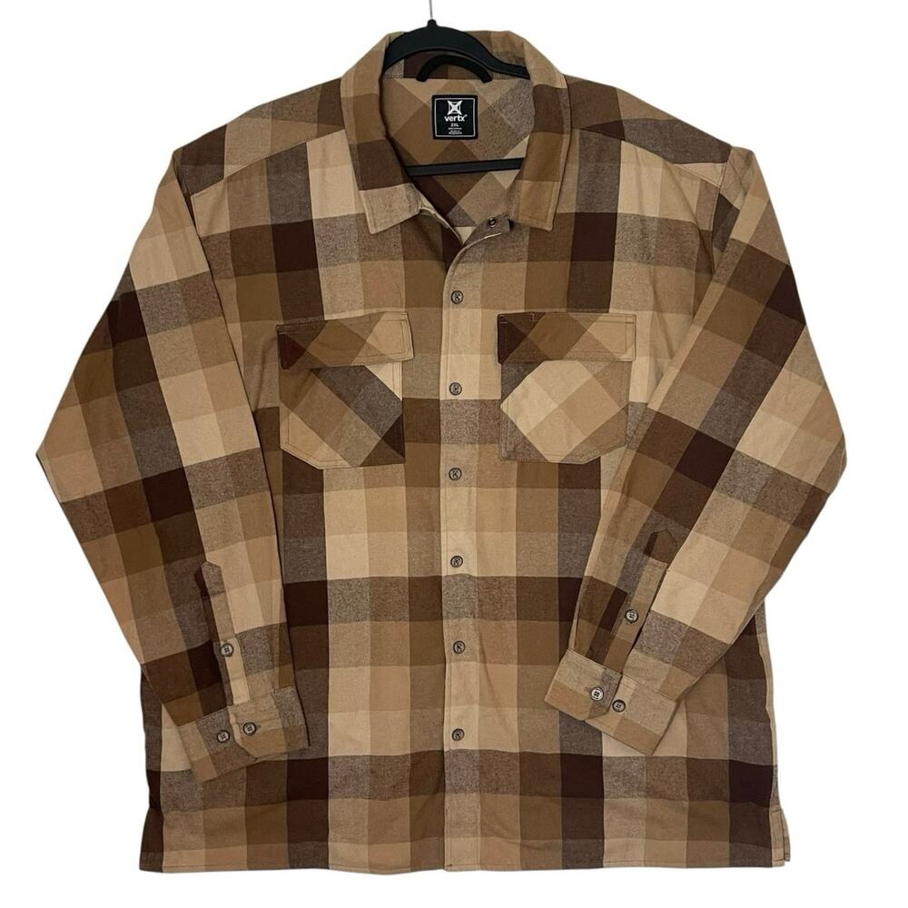 Vertx Last Line Flannel Men’s Size 2XL Barren Plaid Outdoors Utility Tactical